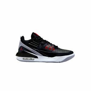 Men's Jordan Max Aura 5 "Black/Cement" sneakers. Size 8.
